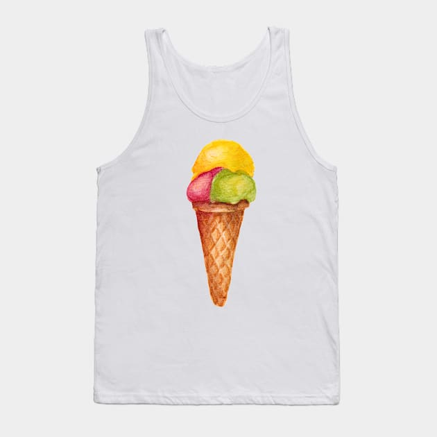 ice cream 6 Tank Top by lisenok